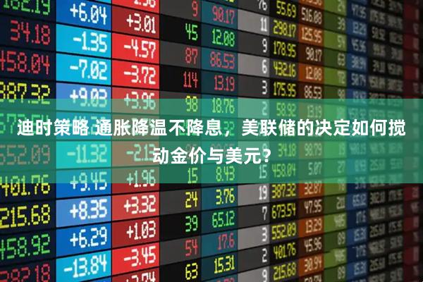 迪时策略 通胀降温不降息，美联储的决定如何搅动金价与美元？
